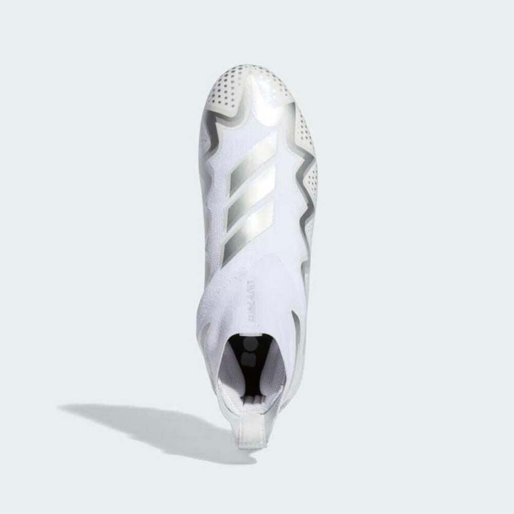 Adidas Freak Ultra 22 Primeknit Men’s Sizes White Silver Football Cleats GX5131 - Picture 3 of 11